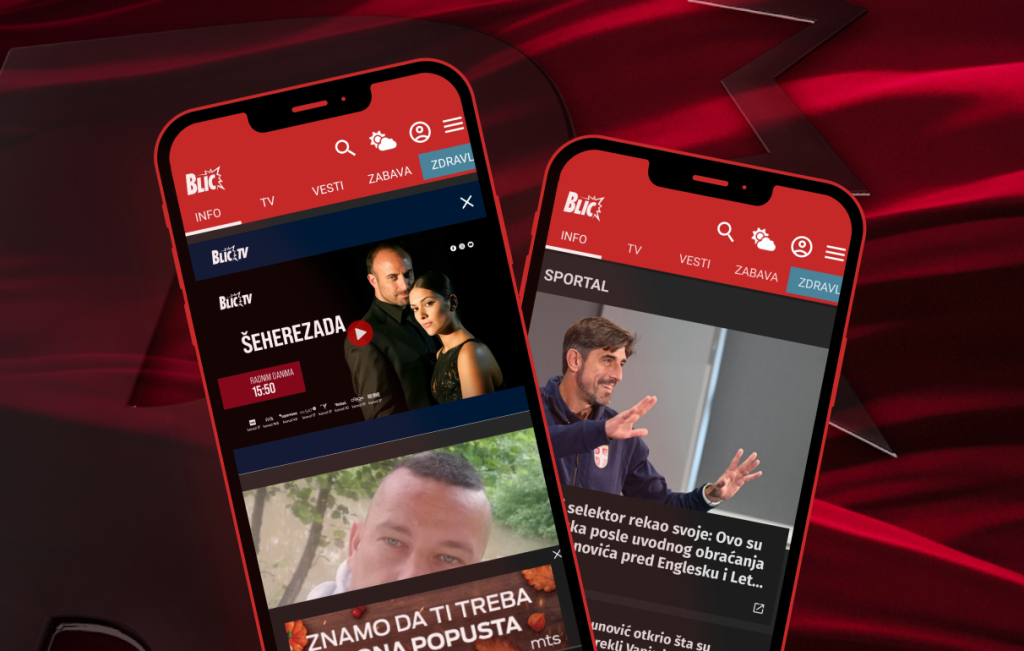 Cubes Projects | Blic mobile App Cover